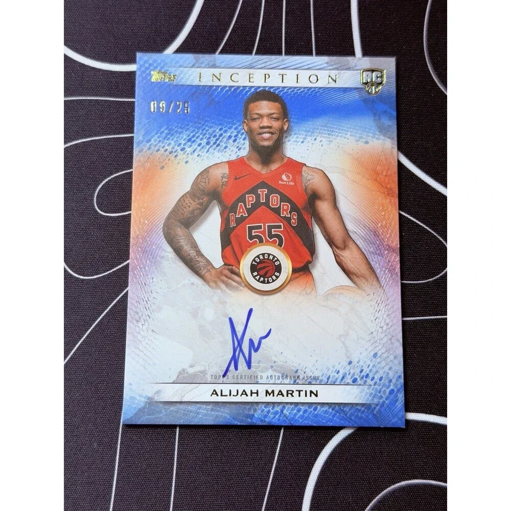 2025-26 Topps Inception Alijah Martin Rookie RC On Card Autograph RA 09/25